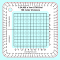 MapTools 1:24,000 Scale Pocket Size UTM Grid