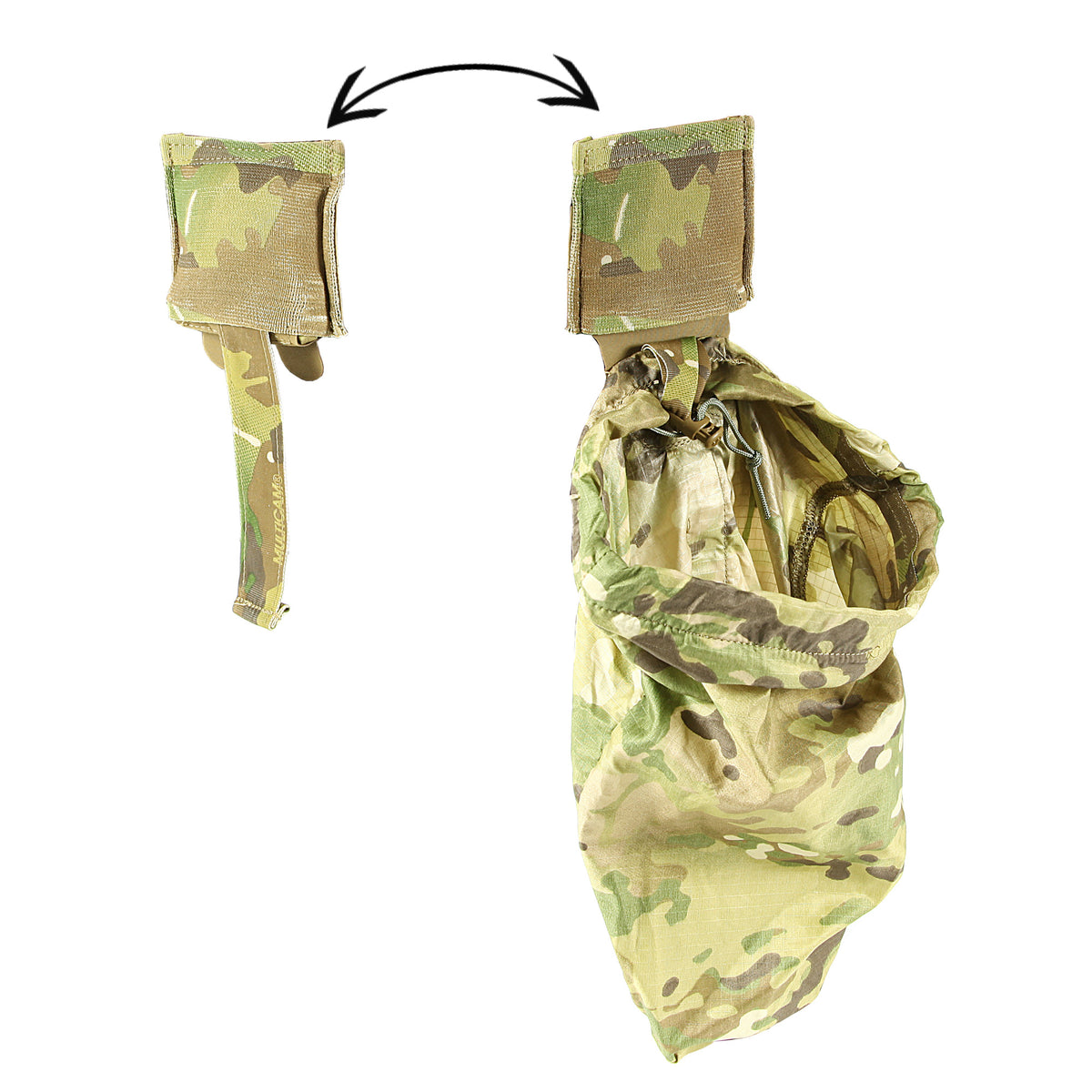 Blue Force Gear Ten-Speed Ultralight Dump Pouch, MultiCam