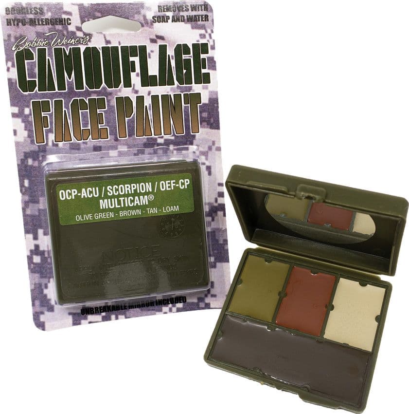 Camouflage Face Paint Scorpion Camo Face Paint, 4 Color