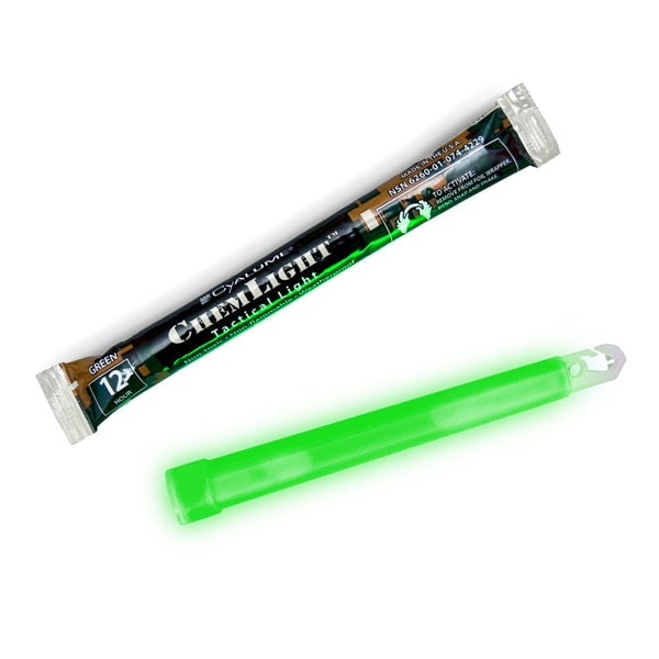 Cyalume Chemlight, 6 inch, Green
