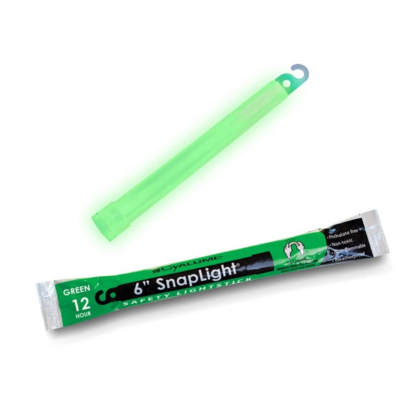 Cyalume Snaplight, 6 Inch, Green