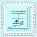 MapTools 1:24,000 Scale Pocket Sized UTM Coordinate Scale