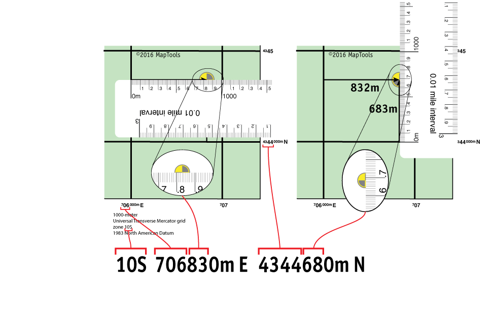 MapTools 1:24,000 Scale Map Ruler