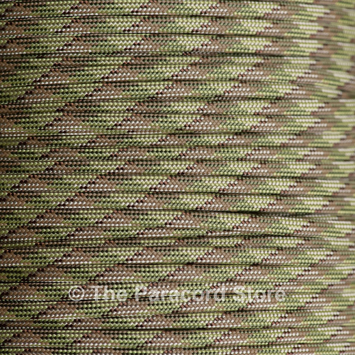 The Paracord Store 550 Type III Paracord, Multi-Camo, 100 ft