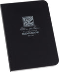 Rite in the Rain Soft Cover Memo Book, 3.5" x 5", Black