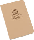 Rite in the Rain Soft Cover Memo Book, 3.5" x 5", Tan