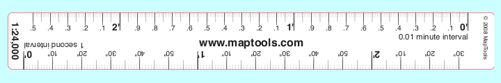 MapTools 1:24,000 Scale Map Ruler