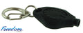 Photon Freedom Micro LED Keychain Flashlight, Black w/ Covert Lens, Red Beam