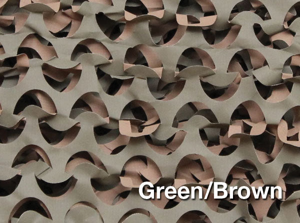 CamoSystems Premium Series Ultra-lite Camo Netting, Green/Brown, 3' 10" x 9' 10"